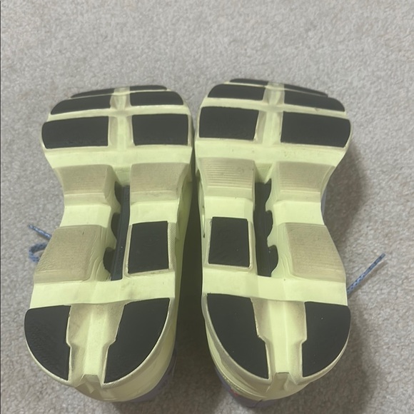 On Running Blue and Yellow Sneakers Breathable Mesh Performance - Picture 4 of 6